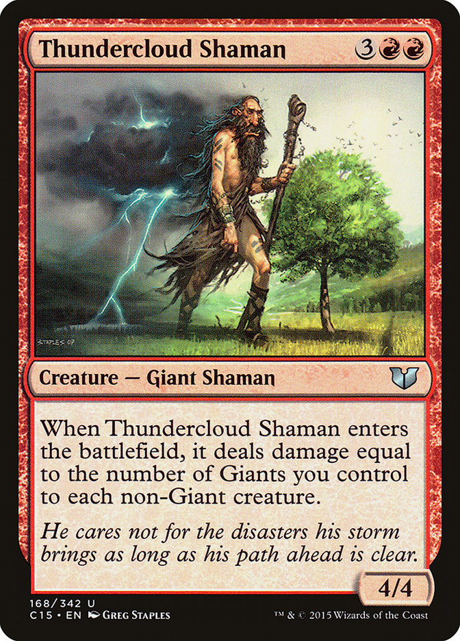 Thundercloud Shaman [Commander 2015] (C15 168)