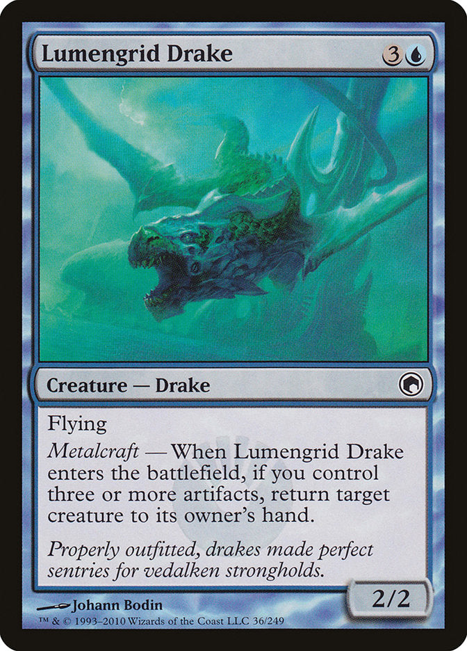 Lumengrid Drake [Scars of Mirrodin] (SOM 36)