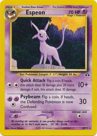 Espeon (20/75) [Neo Discovery]