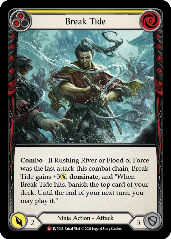 Break Tide [EVR038] 1st Edition Rainbow Foil