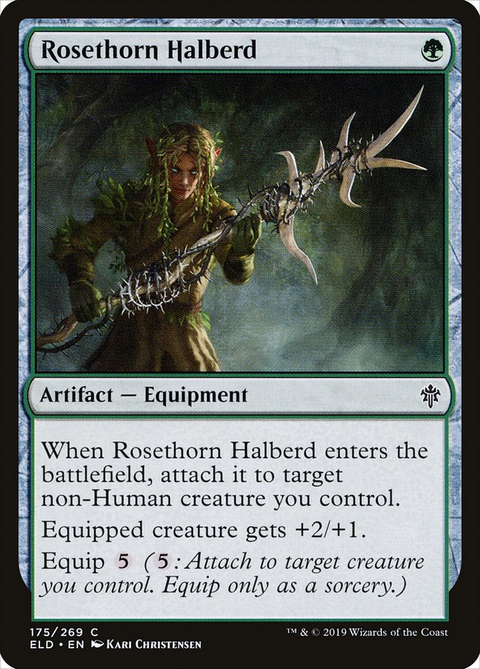 Rosethorn Halberd [Throne of Eldraine] (ELD 175)