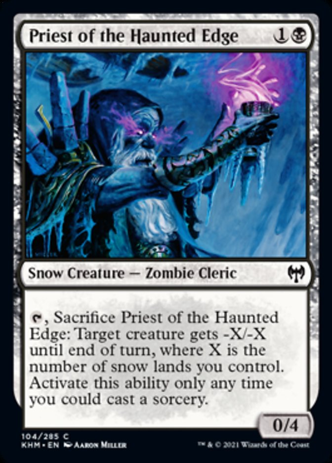 Priest of the Haunted Edge [Kaldheim] (KHM 104)