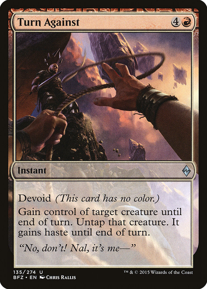 Turn Against [Battle for Zendikar] (BFZ 135)