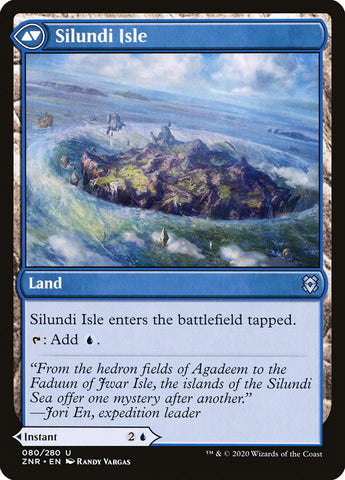 Silundi Vision // Silundi Isle [Zendikar Rising] (ZNR 80)