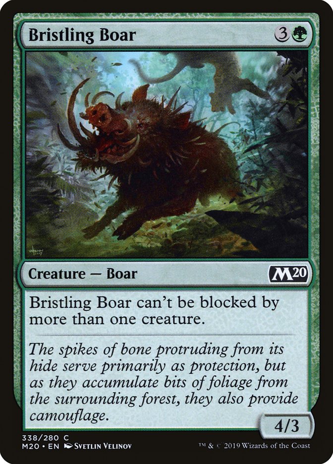 Bristling Boar [Core Set 2020] (M20 338)