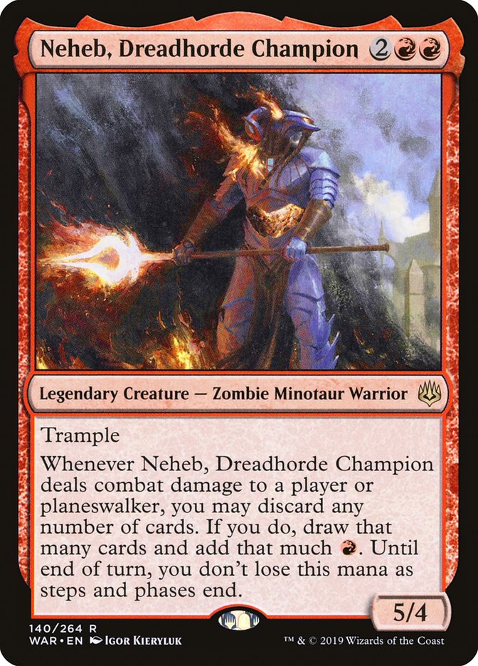 Neheb, Dreadhorde Champion [War of the Spark] (WAR 140)