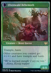 Ulvenwald Oddity // Ulvenwald Behemoth [Innistrad: Crimson Vow Prerelease Promos] (PVOW 225)