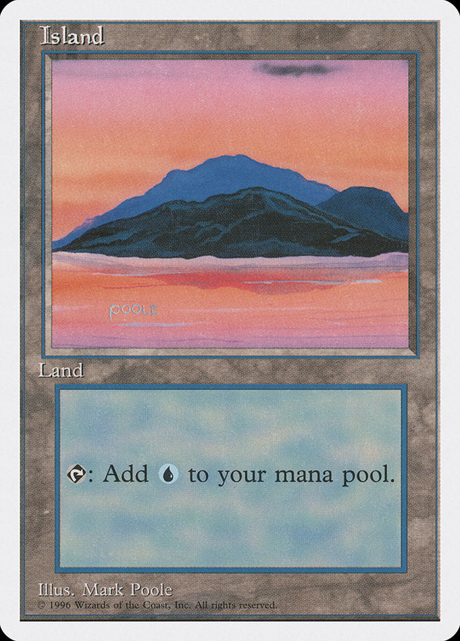 Island (Signature on Bottom Left) [Introductory Two-Player Set] (ITP 58)