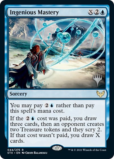 Ingenious Mastery (Promo Pack) [Strixhaven: School of Mages Promos] (PSTX 44)