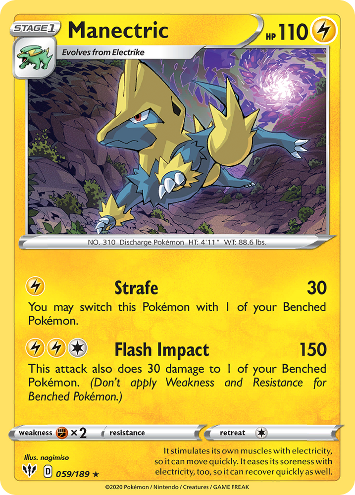 Manectric (59/189) [Sword & Shield: Darkness Ablaze]