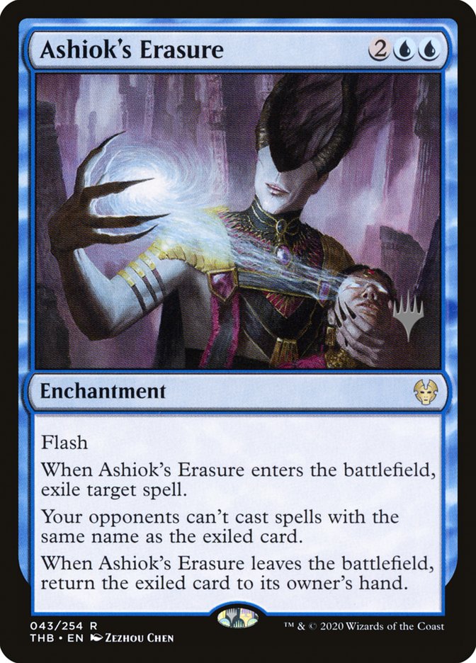 Ashiok's Erasure (Promo Pack) [Theros Beyond Death Promos] (PTHB 43P)