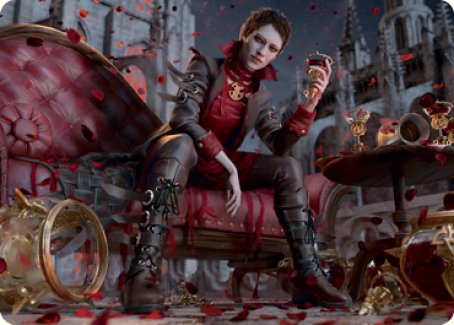 Anje, Maid of Dishonor Art Card [Innistrad: Crimson Vow Art Series] (AVOW 56)