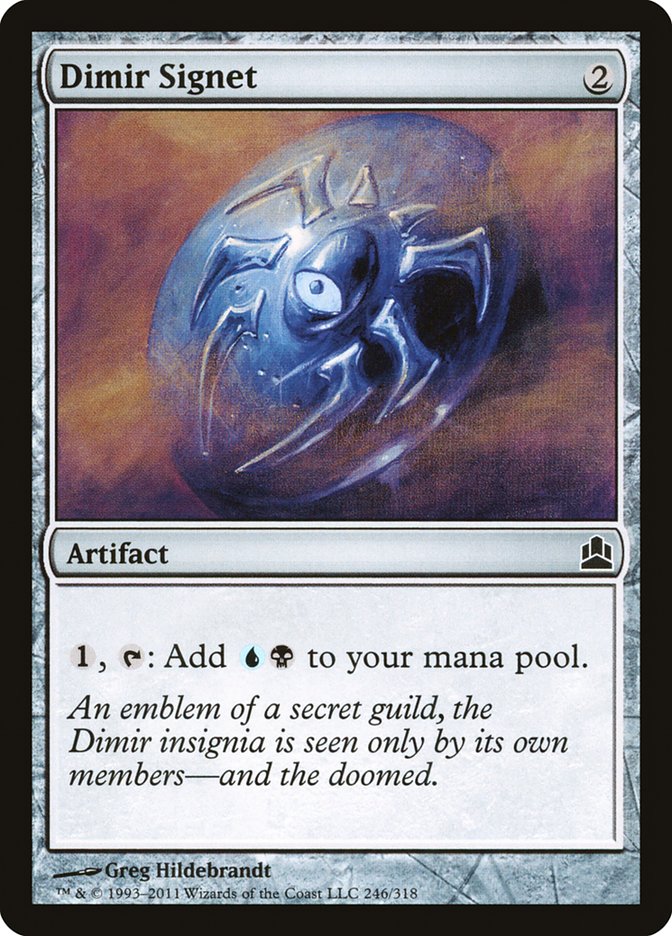 Dimir Signet [Commander 2011] (CMD 246)