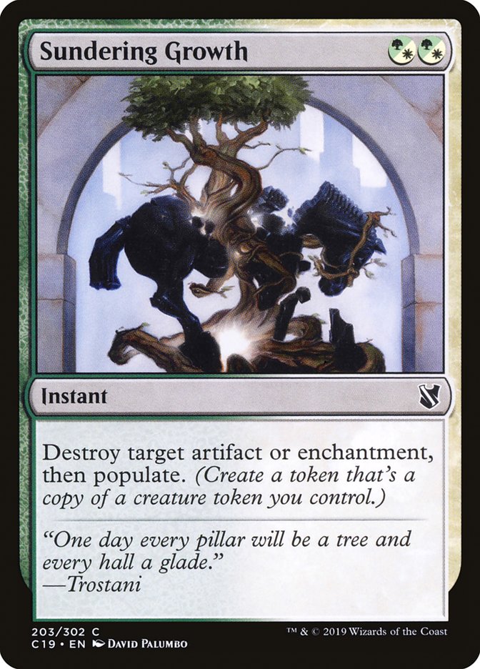 Sundering Growth [Commander 2019] (C19 203)