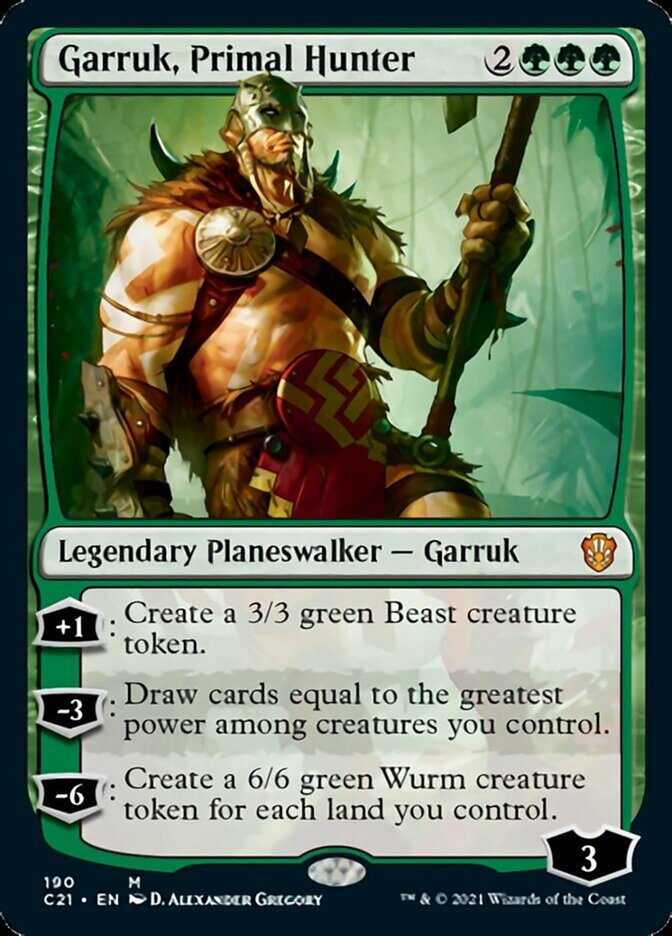 Garruk, Primal Hunter [Commander 2021] (C21 190)