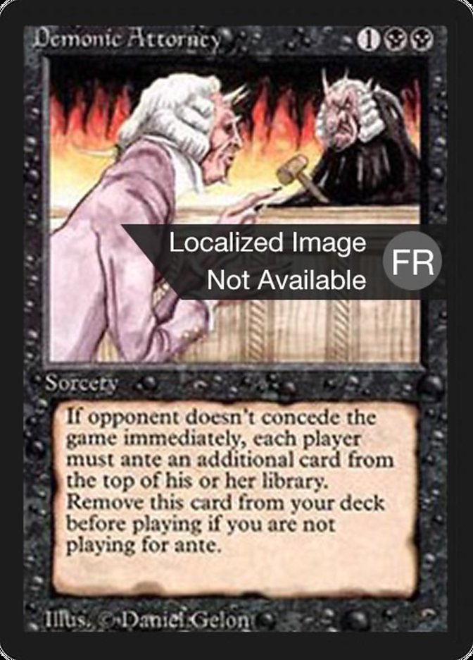 Demonic Attorney [Foreign Black Border] (FBB 103)