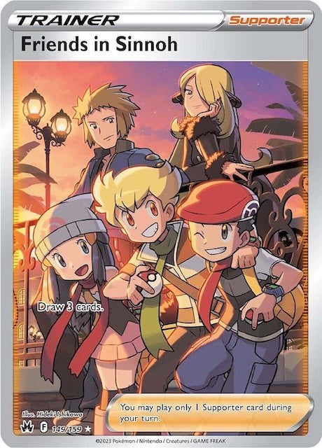 Friends in Sinnoh (149/160) (Full Art) [Sword & Shield: Crown Zenith]