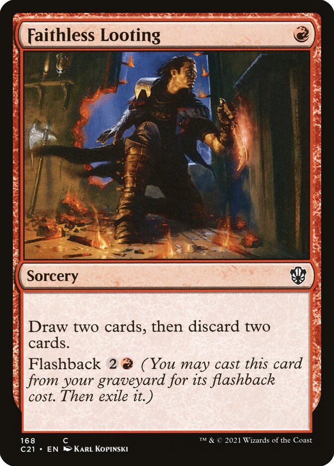 Faithless Looting [Commander 2021] (C21 168)