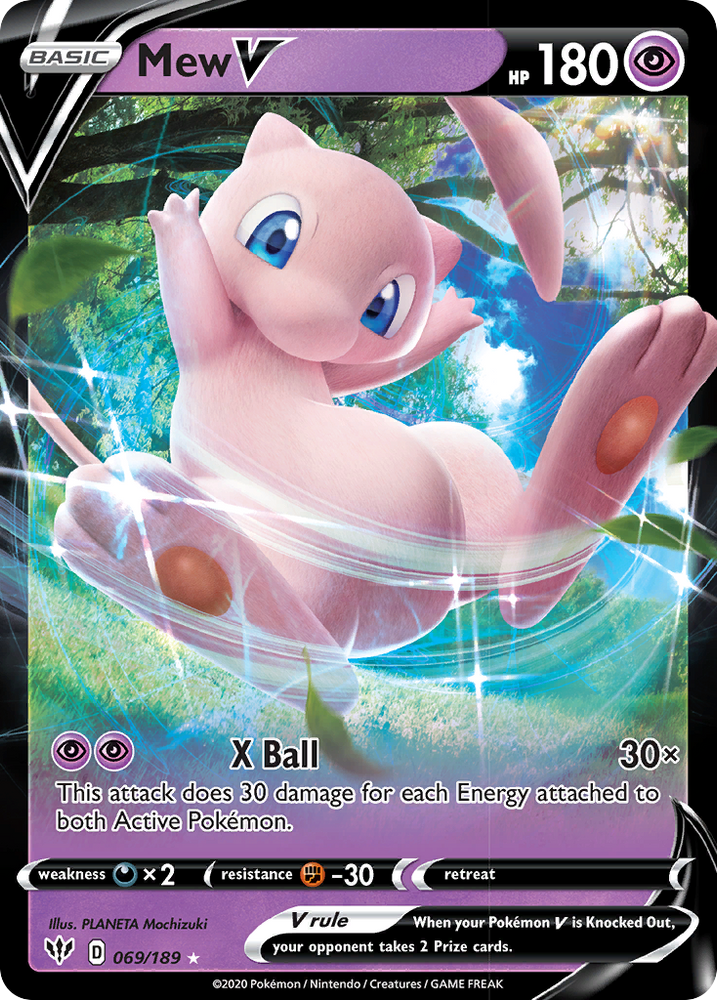 Mew V (69/189) [Sword & Shield: Darkness Ablaze]