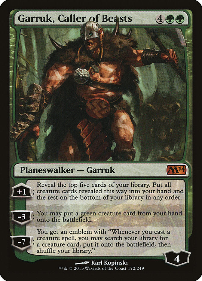 Garruk, Caller of Beasts [Magic 2014] (M14 172)
