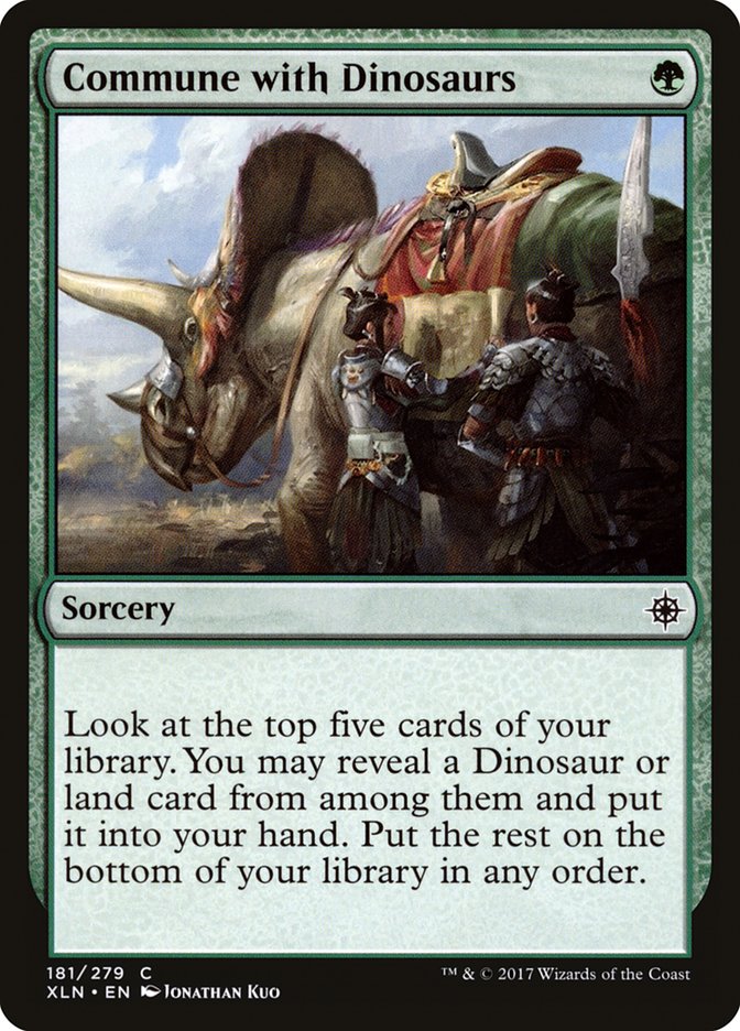 Commune with Dinosaurs [Ixalan] (XLN 181)