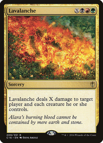 Lavalanche [Commander 2016] (C16 209)