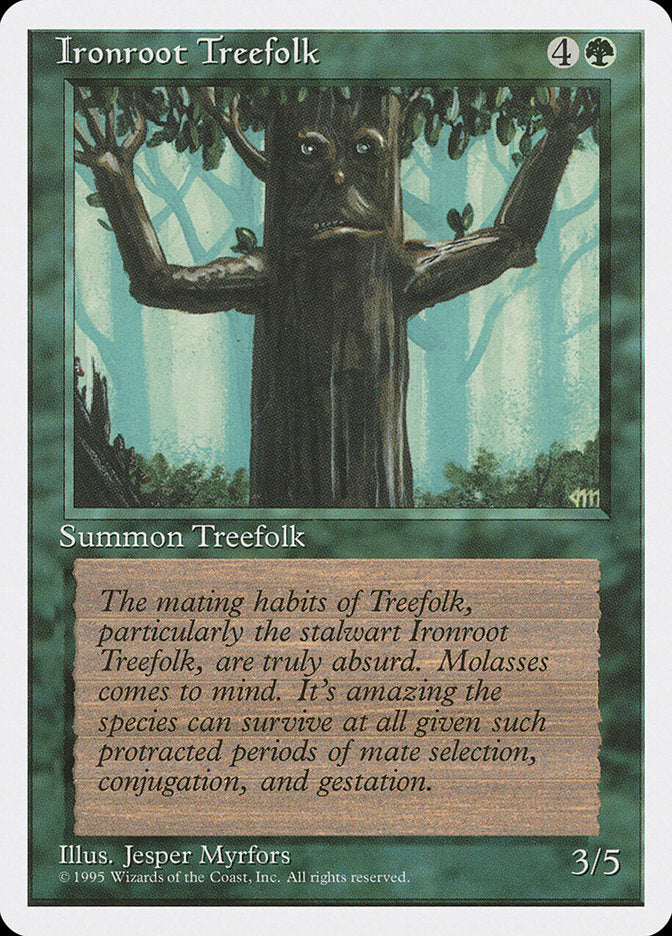 Ironroot Treefolk [Fourth Edition] (4ED 253)