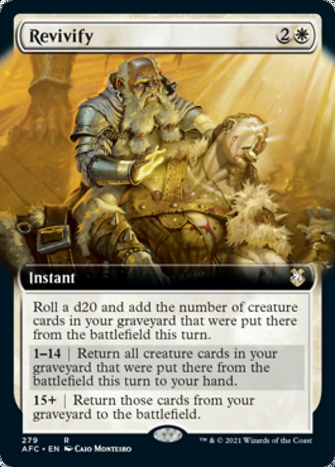 Revivify (Extended) [Dungeons & Dragons: Adventures in the Forgotten Realms Commander] (AFC 279)