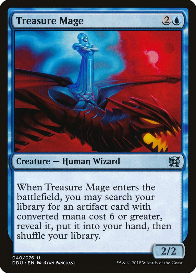 Treasure Mage [Duel Decks: Elves vs. Inventors] (DDU 40)