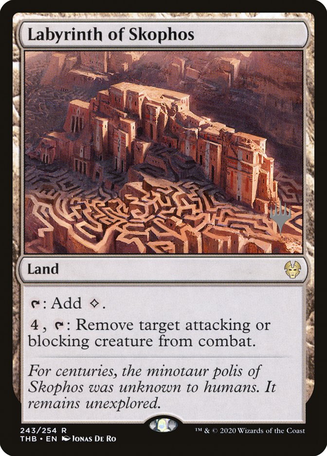 Labyrinth of Skophos (Promo Pack) [Theros Beyond Death Promos] (PTHB 243P)