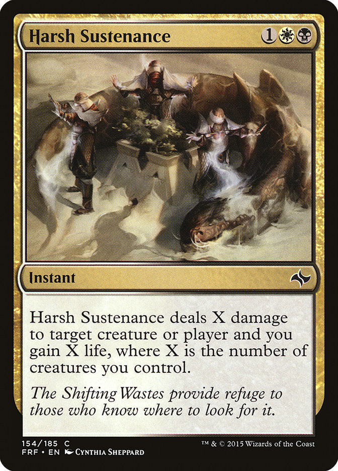 Harsh Sustenance [Fate Reforged] (FRF 154)