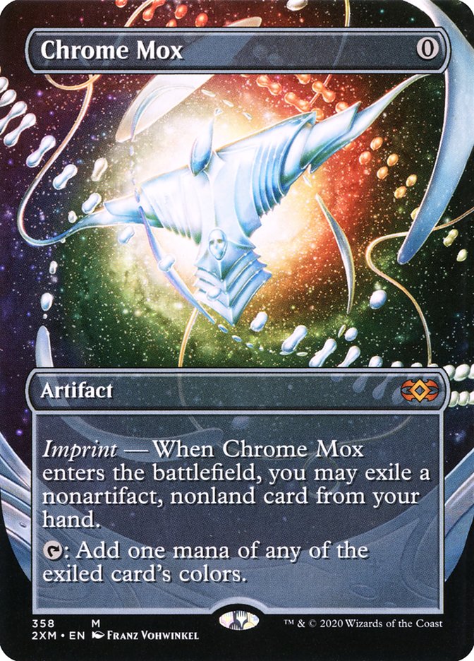 Chrome Mox (Borderless) [Double Masters] (2XM 358)