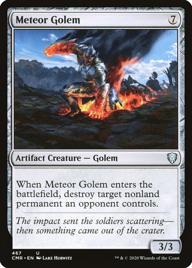 Meteor Golem (467) [Commander Legends] (CMR 467)