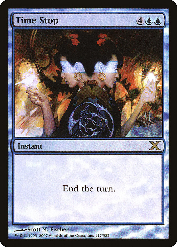 Time Stop (Premium Foil) [Tenth Edition] (10E 117)