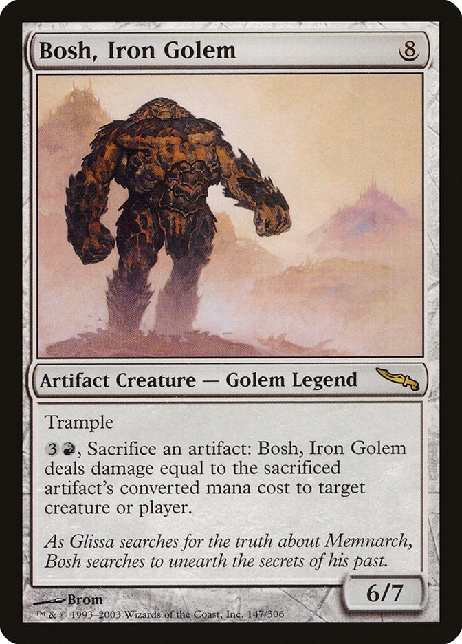 Bosh, Iron Golem [Mirrodin] (MRD 147)