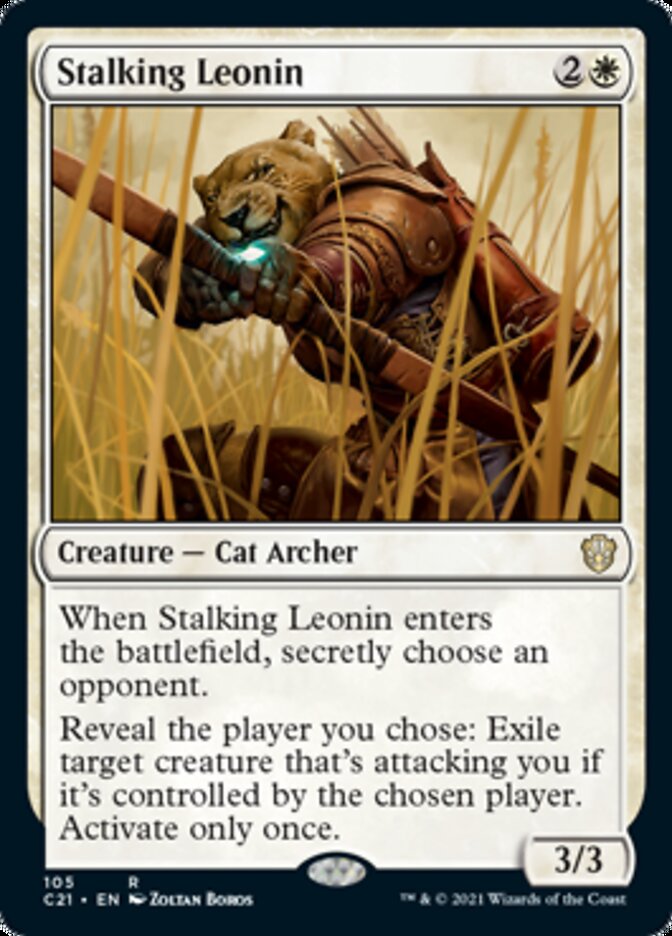Stalking Leonin [Commander 2021] (C21 105)