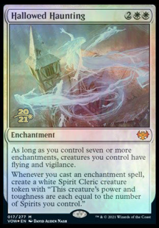 Hallowed Haunting [Innistrad: Crimson Vow Prerelease Promos] (PVOW 17)