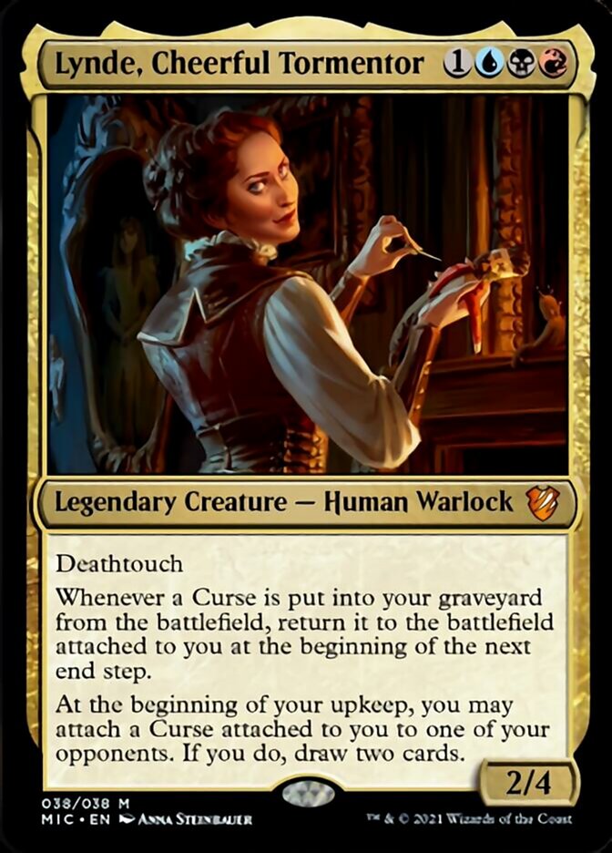 Lynde, Cheerful Tormentor [Innistrad: Midnight Hunt Commander] (MIC 38)