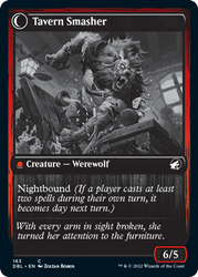 Tavern Ruffian // Tavern Smasher [Innistrad: Double Feature] (DBL 163)