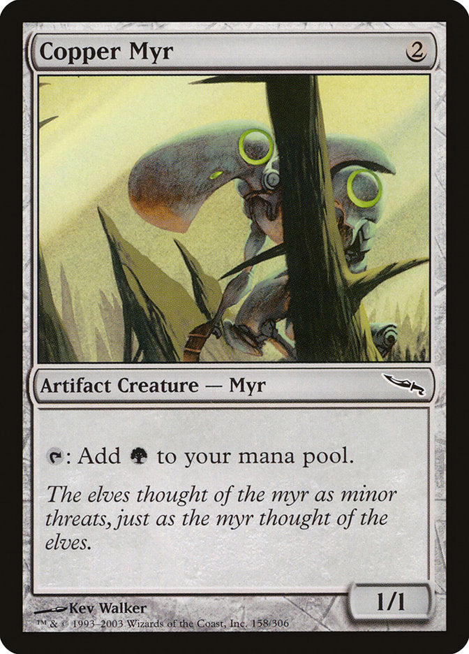 Copper Myr [Mirrodin] (MRD 158)