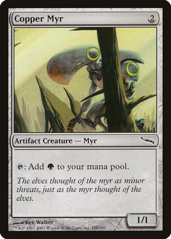Copper Myr [Mirrodin] (MRD 158)
