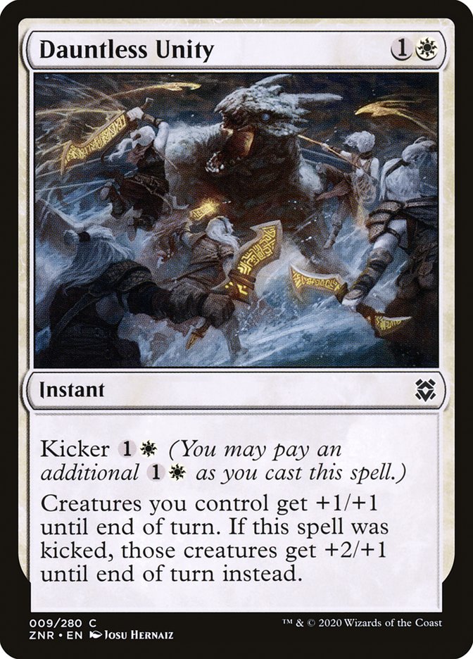 Dauntless Unity [Zendikar Rising] (ZNR 9)