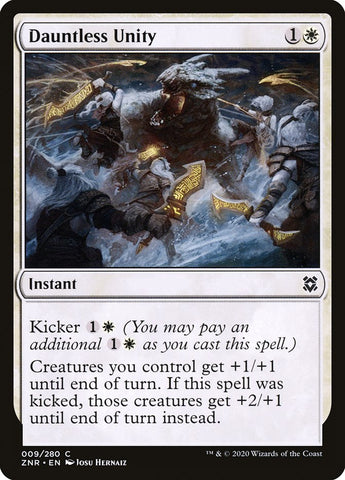 Dauntless Unity [Zendikar Rising] (ZNR 9)