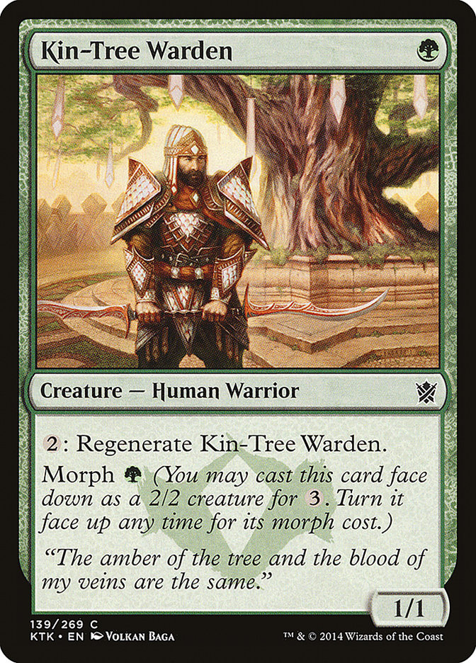Kin-Tree Warden [Khans of Tarkir] (KTK 139)