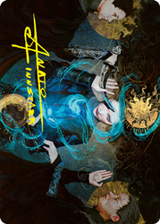 Witness the Future Art Card (Gold-Stamped Signature) [Innistrad: Crimson Vow Art Series] (AVOW 27)