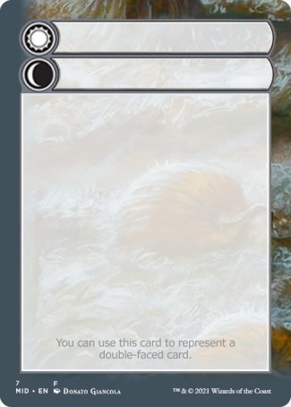 Helper Card (7/9) [Innistrad: Midnight Hunt Tokens] (TMID 7)