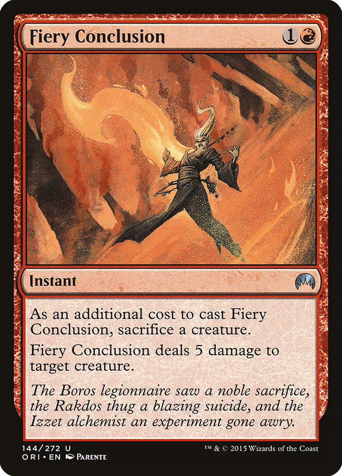Fiery Conclusion [Magic Origins] (ORI 144)
