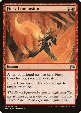 Fiery Conclusion [Magic Origins] (ORI 144)