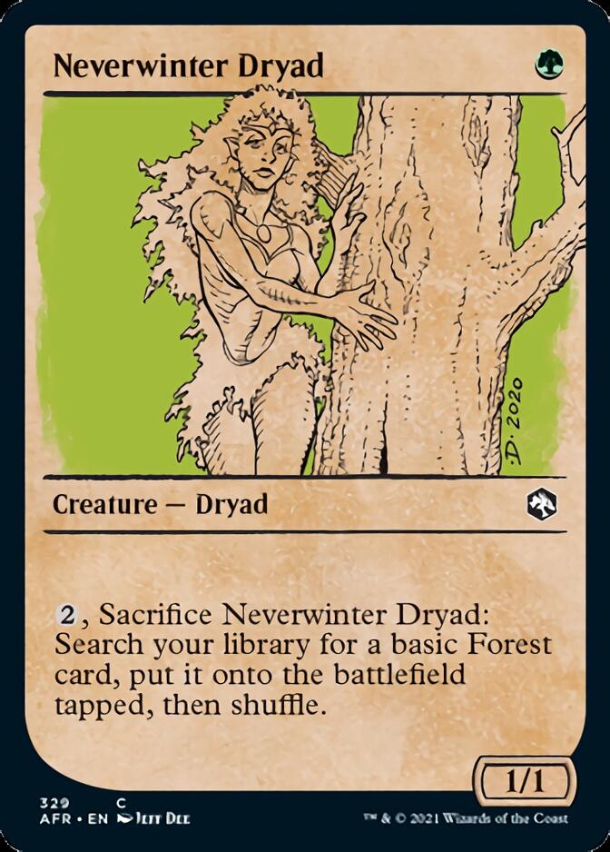 Neverwinter Dryad (Showcase) [Dungeons & Dragons: Adventures in the Forgotten Realms] (AFR 329)
