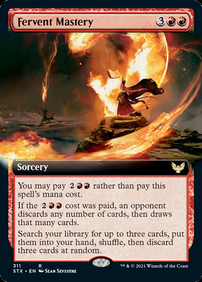 Fervent Mastery (Extended) [Strixhaven: School of Mages] (STX 311)